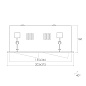 ART-E-205 х2 LED светильник карданный Downlight   -  Встраиваемые светильники 